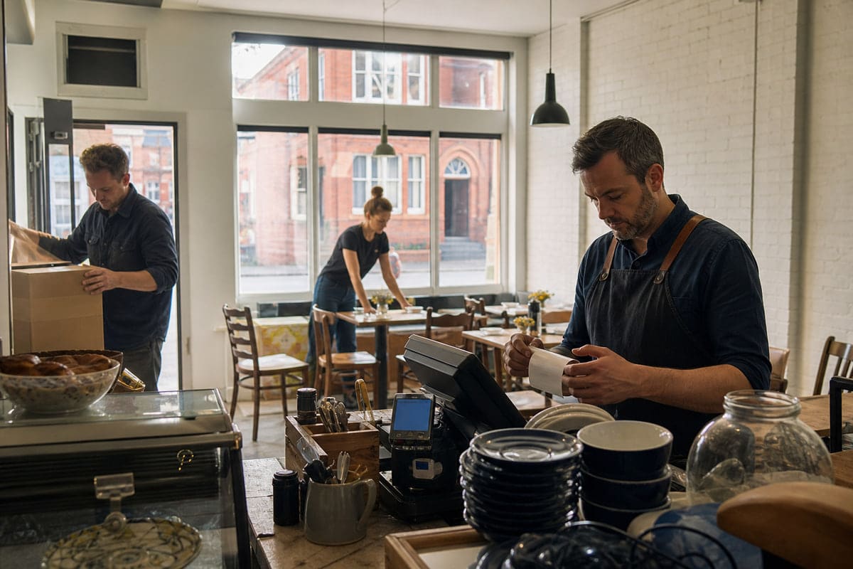 A café of the kind we do accounts and payroll for